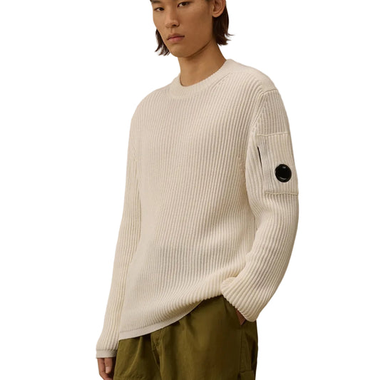 Re-Wool Full Rib Crewneck Lens Knit