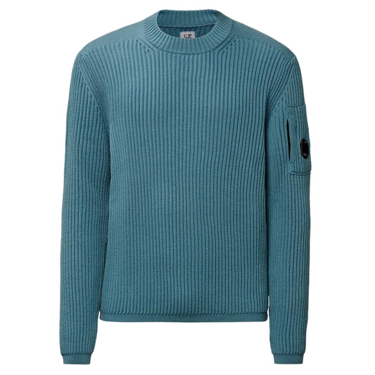 Re-Wool Full Rib Crewneck Lens Knit