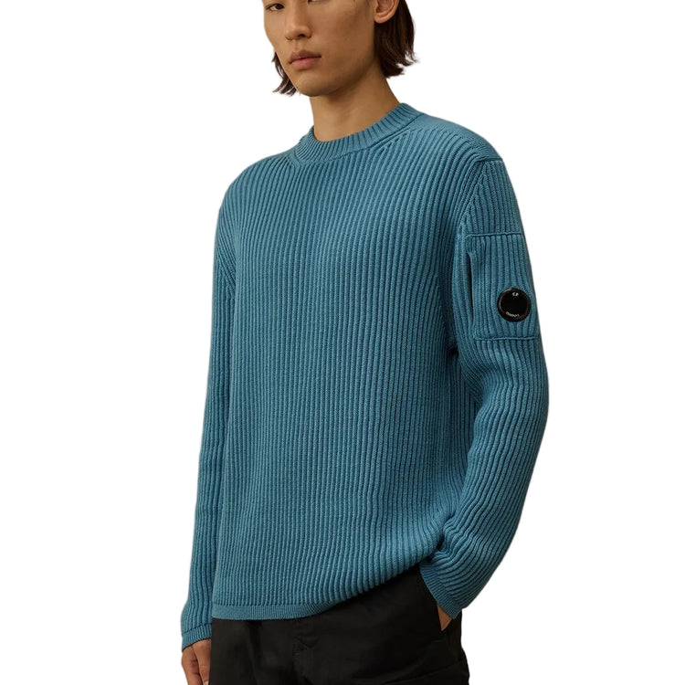 Re-Wool Full Rib Crewneck Lens Knit - Casual Basement