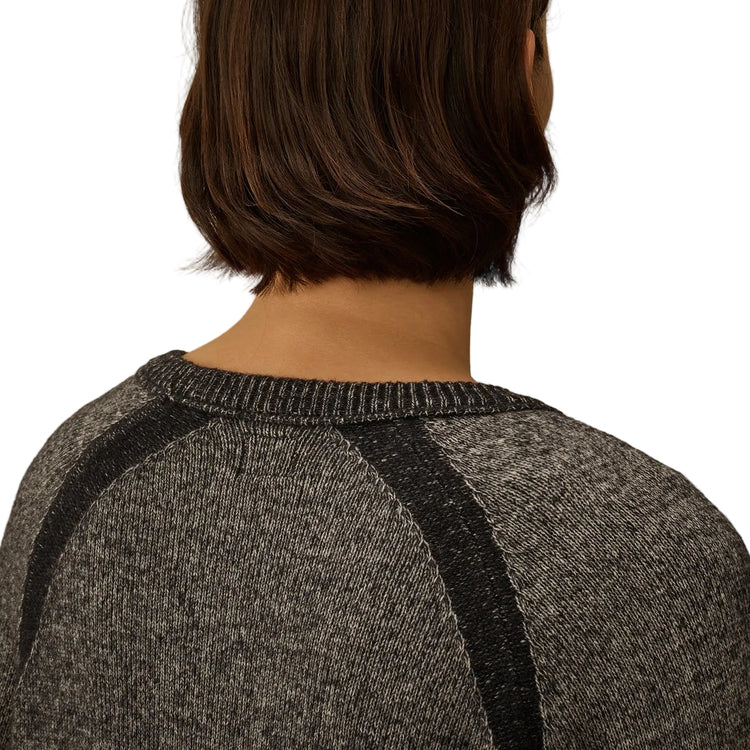 Crewneck Lens Fleece Knit