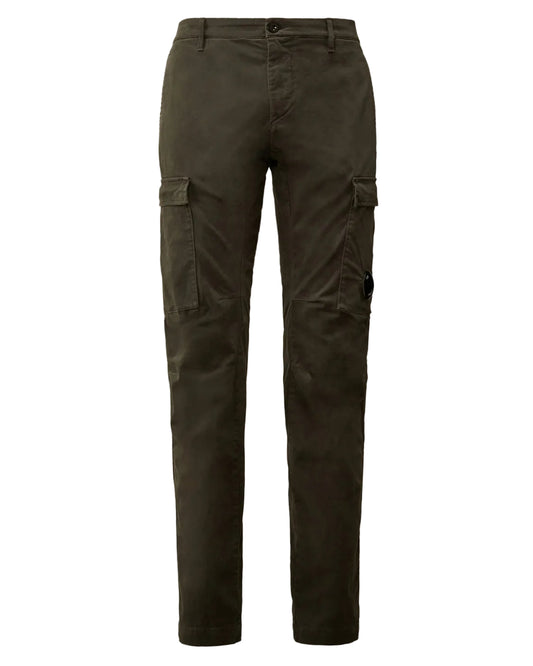 Stretch Satin Lens Cargo Pants