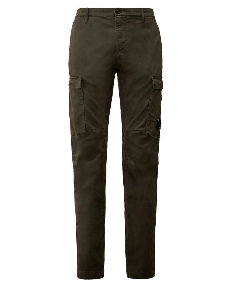 Stretch Satin Lens Cargo Pants