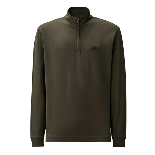 Long Sleeve Stretch Piquet Zipped Polo - Casual Basement