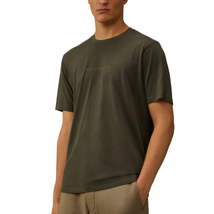 Front & Back Logo Jersey T-Shirt - Casual Basement