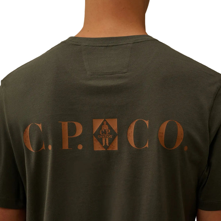 Front & Back Logo Jersey T-Shirt - Casual Basement