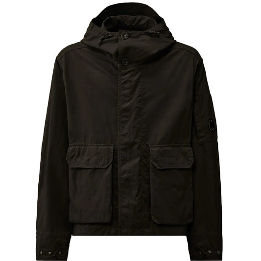 Twill Hooded Lens Jacket