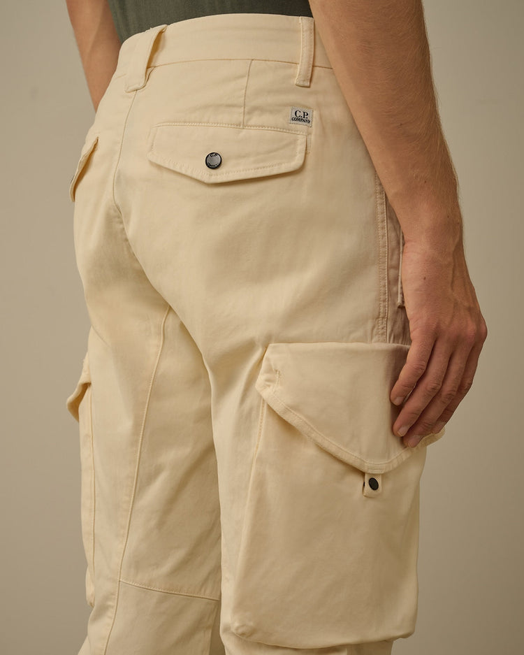 Stretch Satin Lens Cargo Pants - Casual Basement