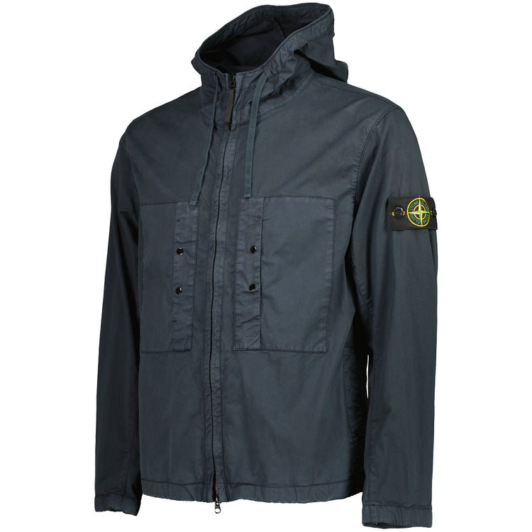 Supima Cotton Twill Hooded Jacket