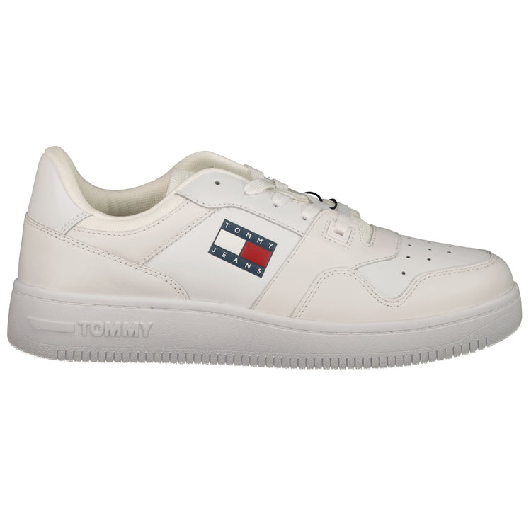 Ladies Essential Retro Leather Basketball Trainers