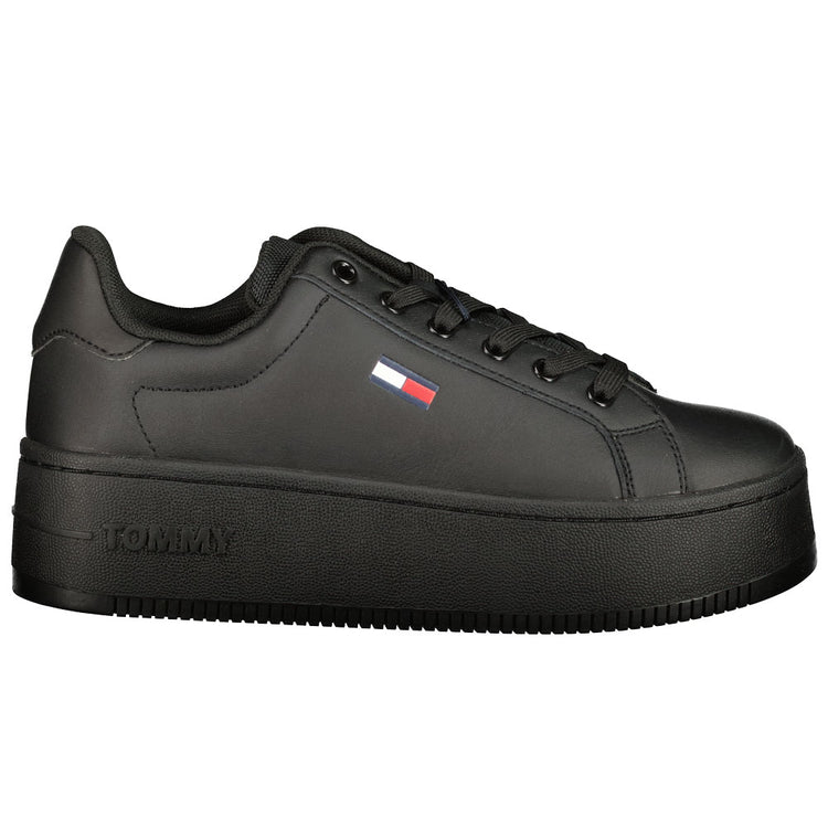 Essential Leather Flatform Trainers - Casual Basement
