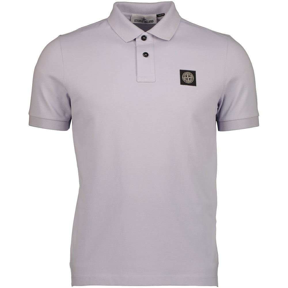 Stone Island | Patch Logo Polo Shirt - Glicine