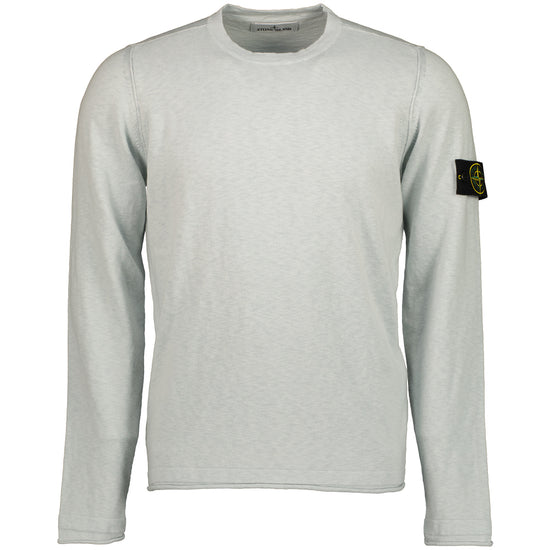 Organic Cotton With Nylon Crewneck Knit - Casual Basement