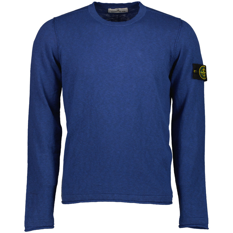 Organic Cotton With Nylon Crewneck Knit - Casual Basement