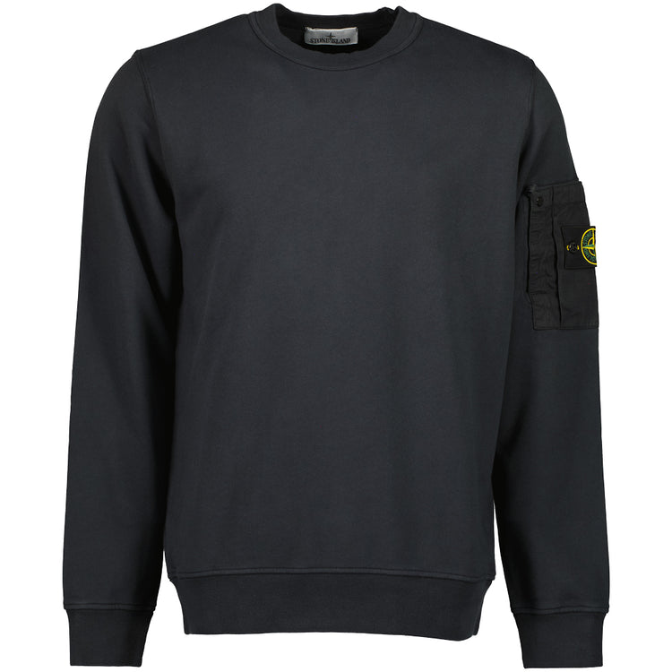 Cotton Fleece Pocket Sweatshirt