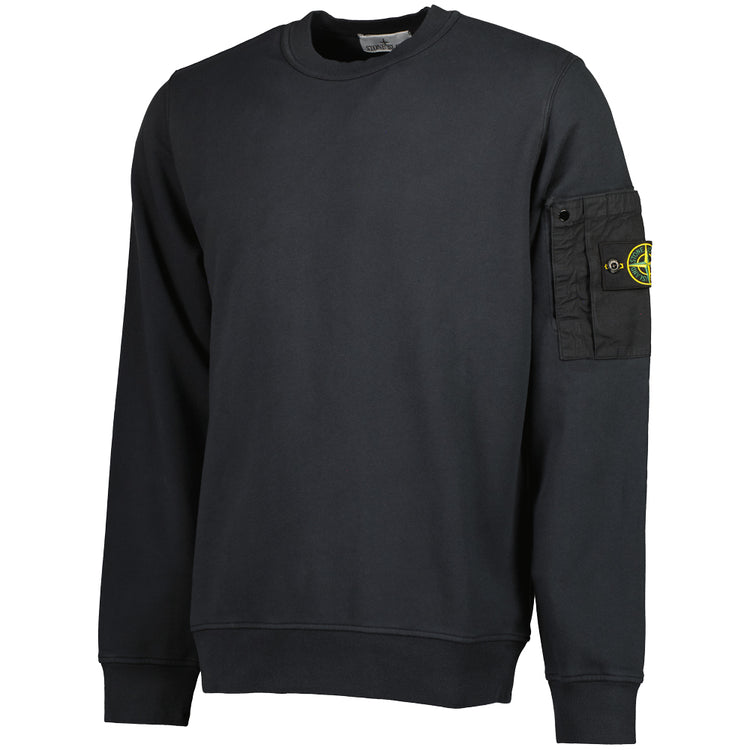 Cotton Fleece Pocket Sweatshirt