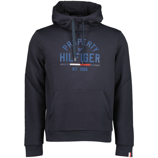 Logo Print Hooded Sweatshirt - Casual Basement