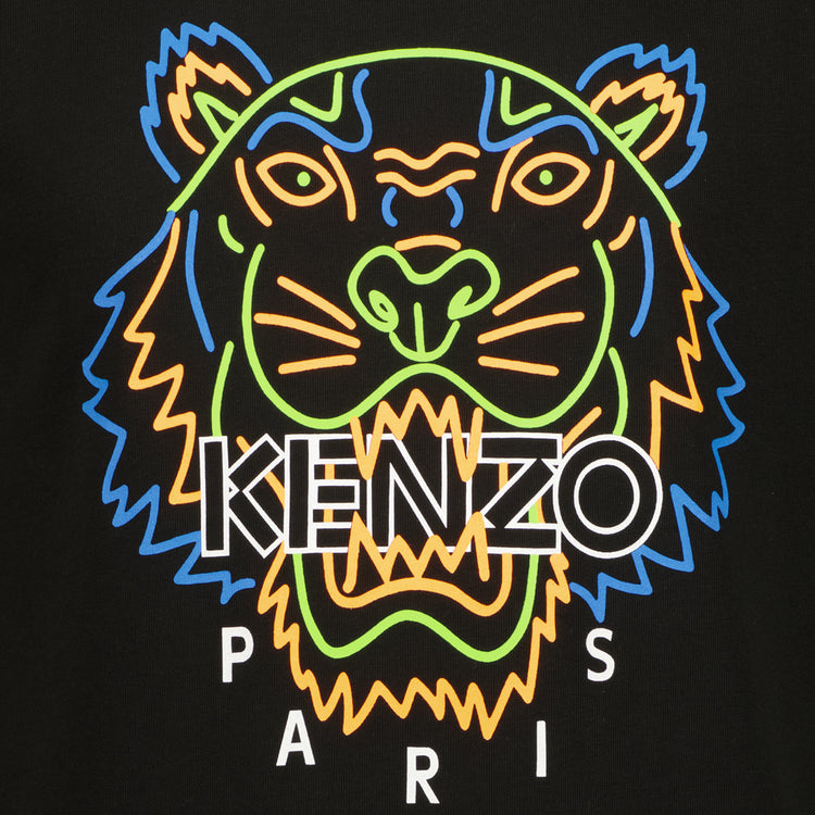 Classic Neon Tiger T-Shirt - Casual Basement