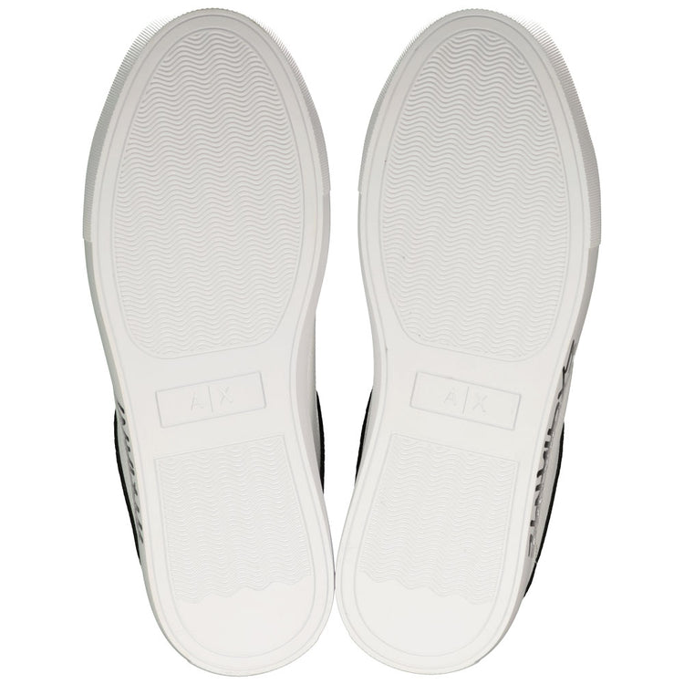 Action Leather & Scuba Fabric Sneakers - Casual Basement