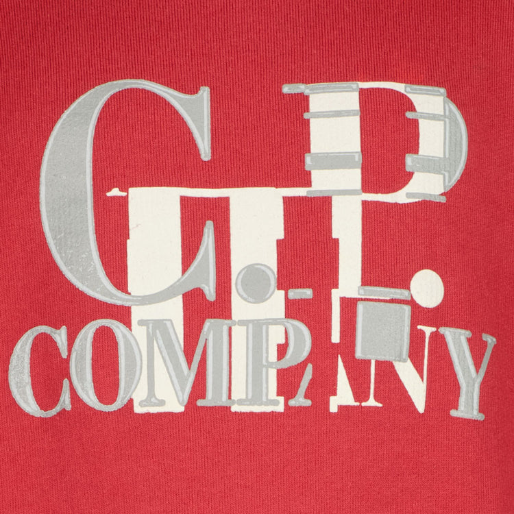 C.P. Junior Crewneck Logo Print Sweatshirt - Casual Basement