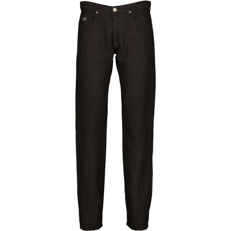 C.P. Company Five Pocket Linen Trousers - Casual Basement