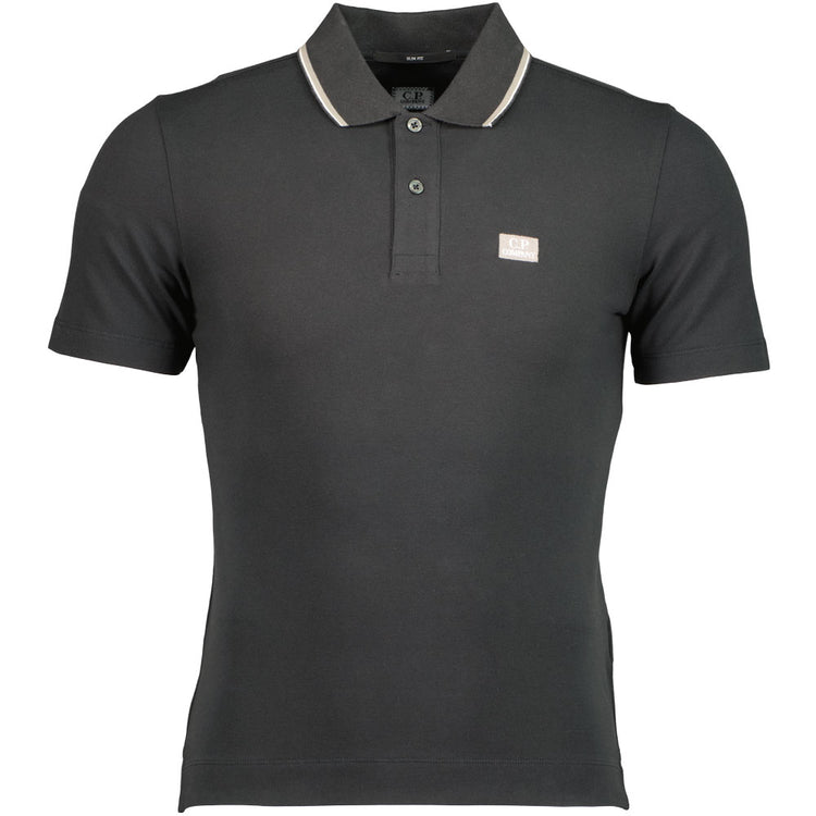 C.P. Stripe Collar Polo Shirt - Casual Basement