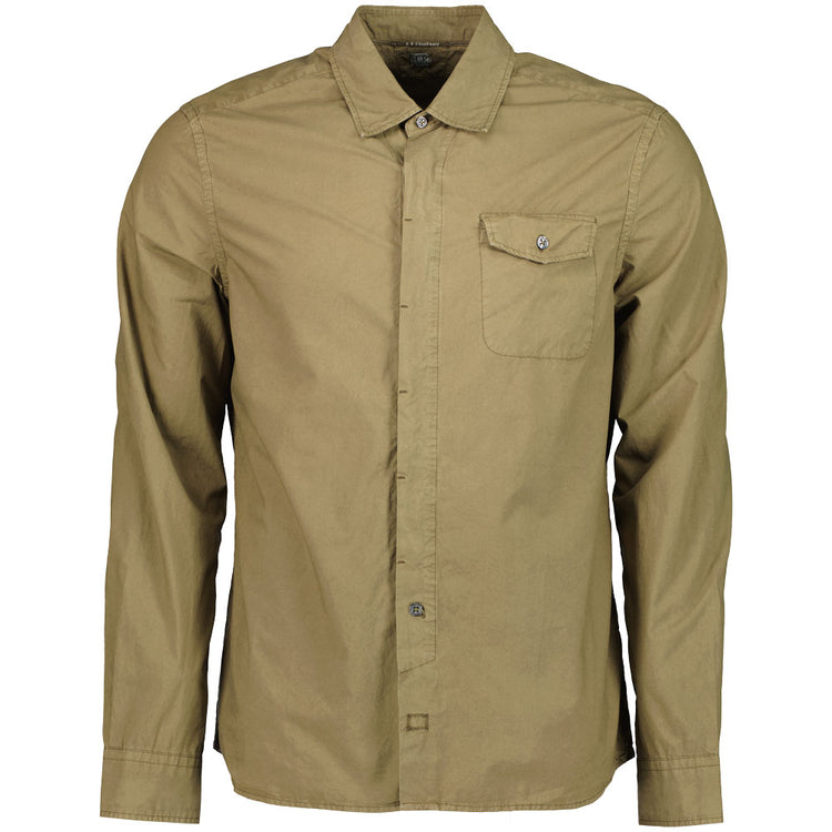 C.P. Long Sleeve Popeline Shirt - Casual Basement