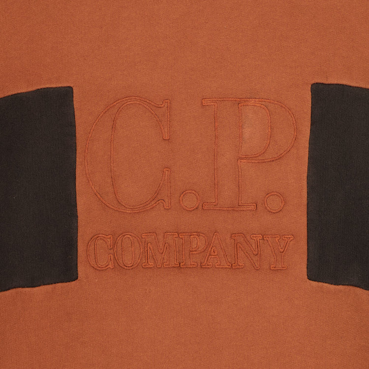 C.P. Embroidered Logo Crewneck Sweatshirt - Casual Basement
