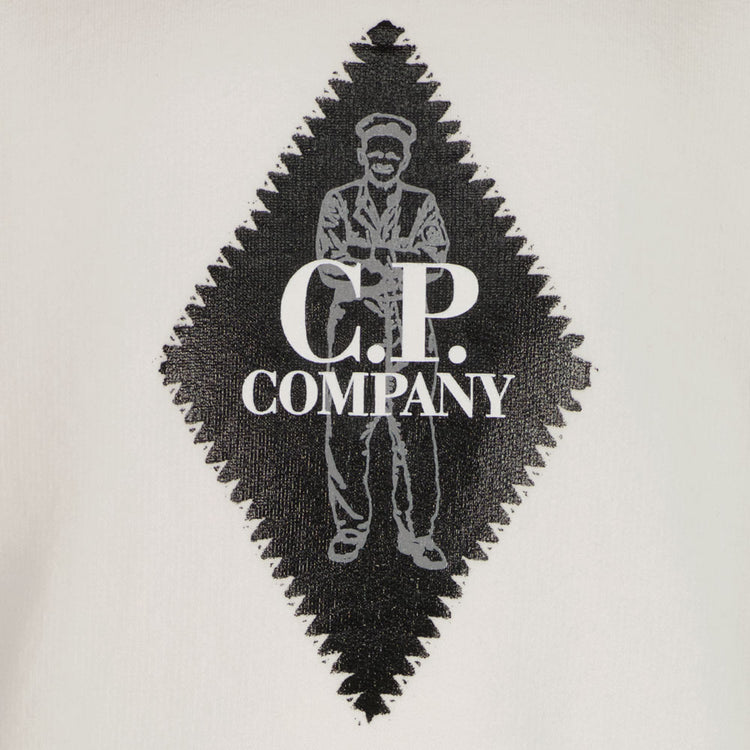 C.P. Junior Logo Print Lens Sweatshirt - Casual Basement