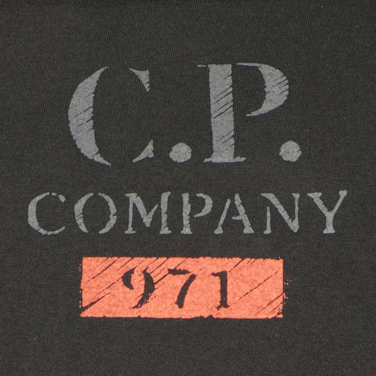 C.P. Junior Long Sleeve Logo Print T-Shirt - Casual Basement