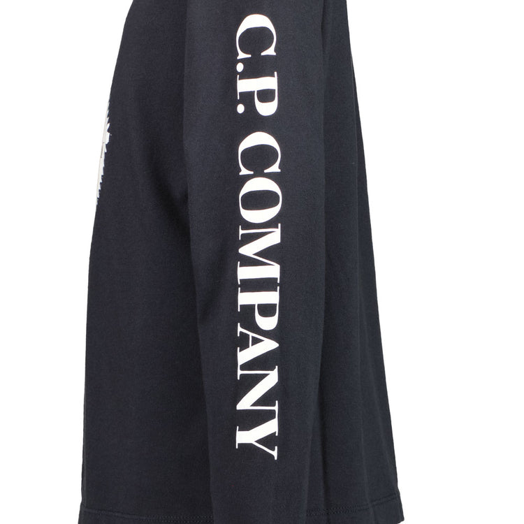 C.P. Junior Long Sleeve Diamond Sailor Logo T-Shirt - Casual Basement