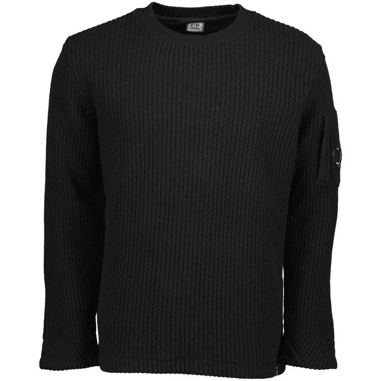 C.P. Crewneck Lens Cable Knit - Casual Basement