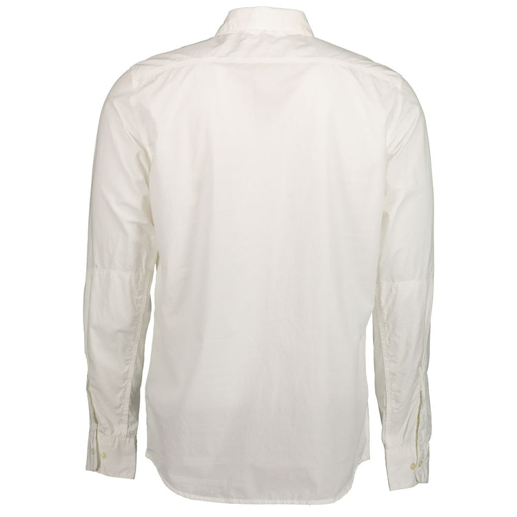 Long Sleeve Poplin Cotton Shirt - Casual Basement