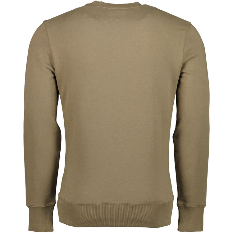 Diagonal Fleece Logo Sweatshirt - Casual Basement