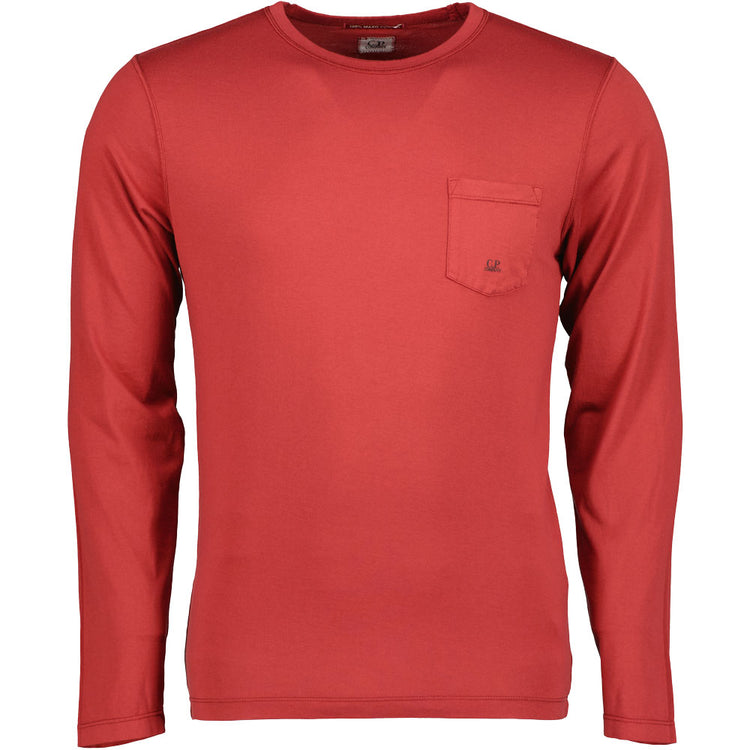 Long Sleeve Logo Print T-Shirt - Casual Basement