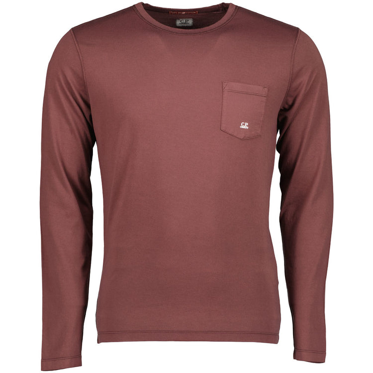 Long Sleeve Logo Print T-Shirt - Casual Basement