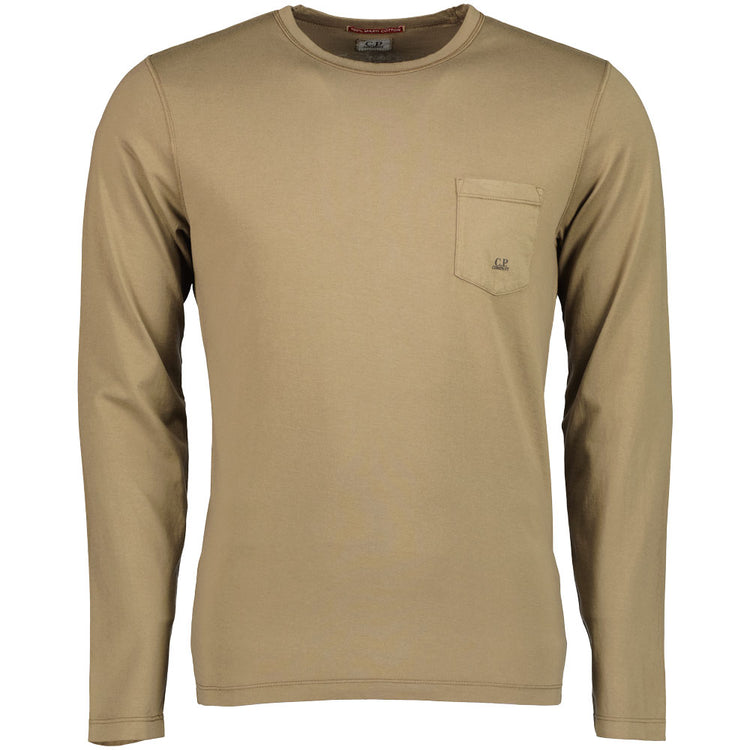 Long Sleeve Logo Print T-Shirt - Casual Basement