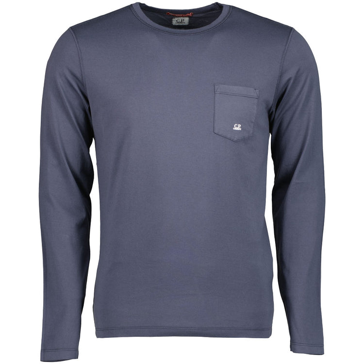 Long Sleeve Logo Print T-Shirt - Casual Basement