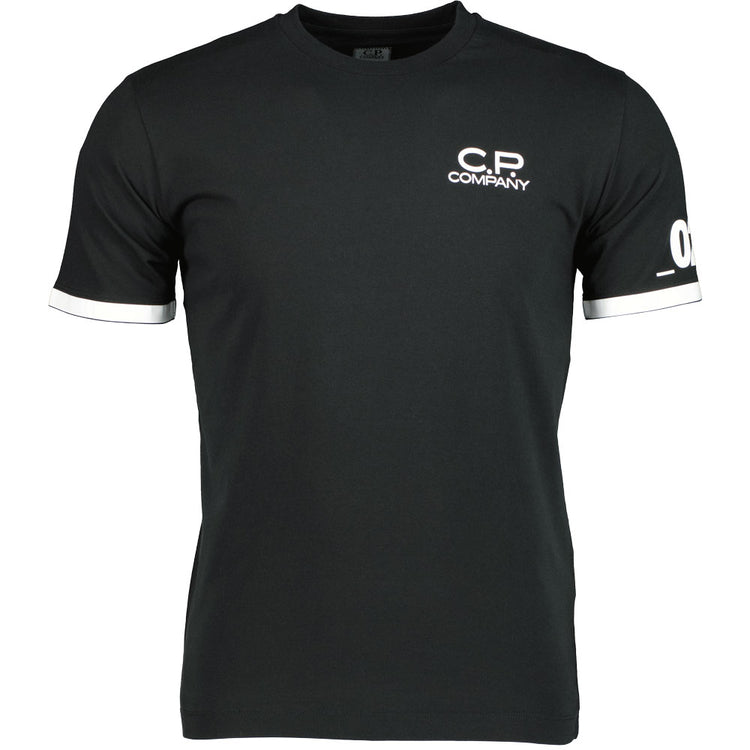 C.P. Company Junior '_020' Logo Print T-Shirt - Casual Basement