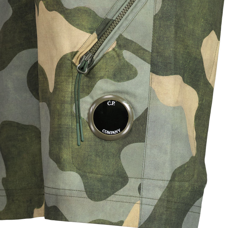 C.P. Company Pro-Tek Camo Lens Bermuda Shorts - Casual Basement