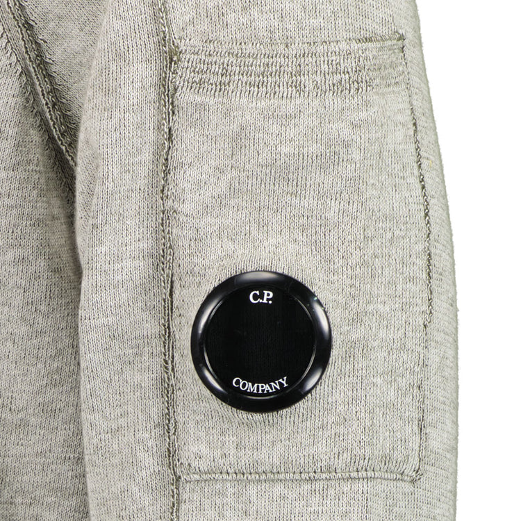 C.P. Company Double Face Vanisé Crewneck Lens Knit - Casual Basement