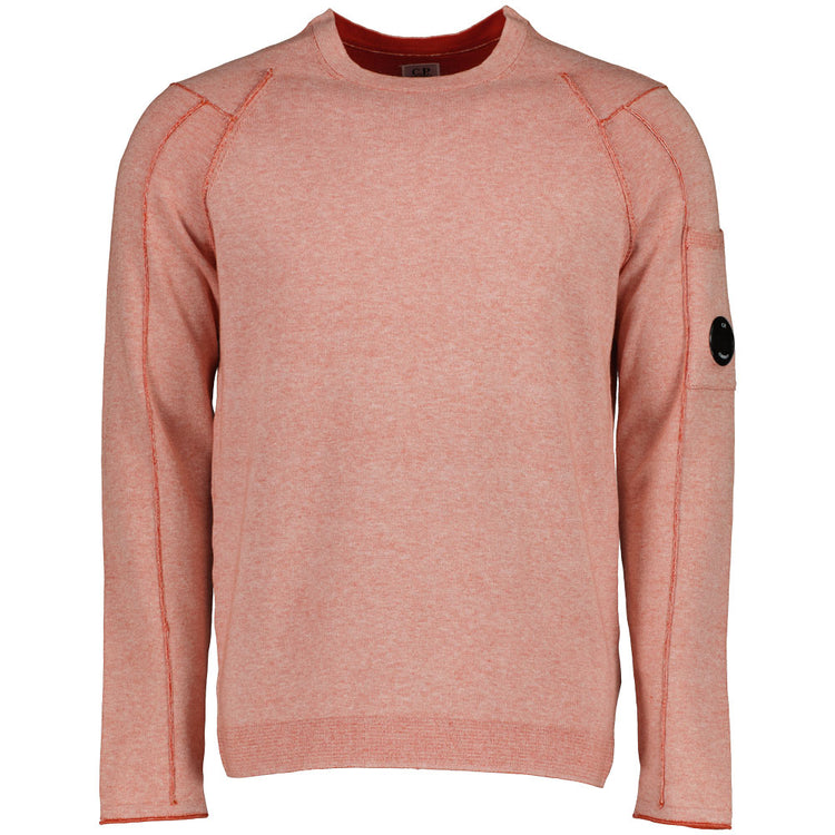 C.P. Company Double Face Vanisé Crewneck Lens Knit - Casual Basement