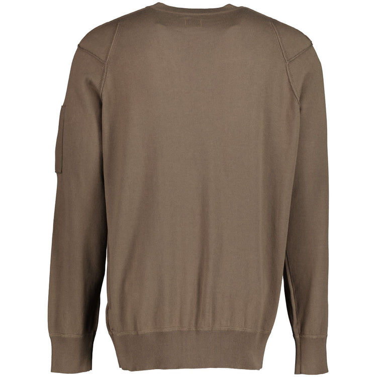 C.P. Crewneck Sea Island Lens Knitted Sweatshirt - Casual Basement