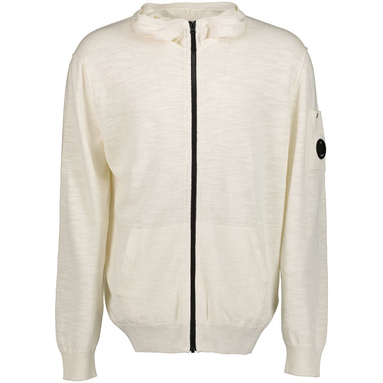 C.P. Zip-Up Hooded Lens Knit - Casual Basement