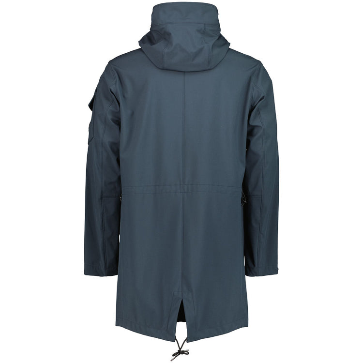 C.P. Soft Shell Long Hooded Lens Parka - Casual Basement