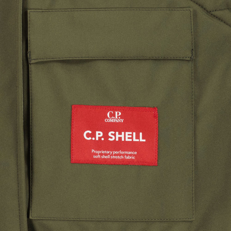 C.P. Soft Shell Long Hooded Parka - Casual Basement