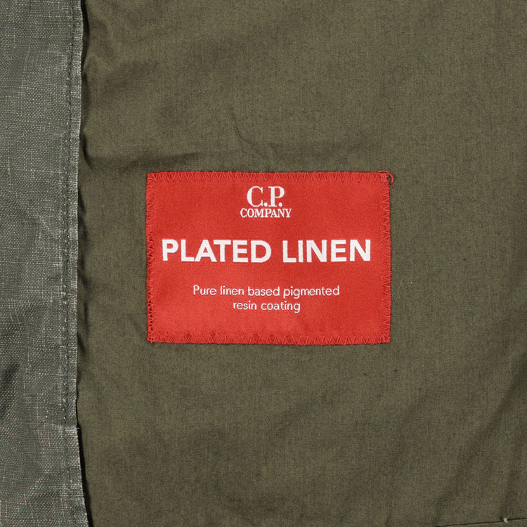 C.P. Plated Linen Lens Jacket - Casual Basement