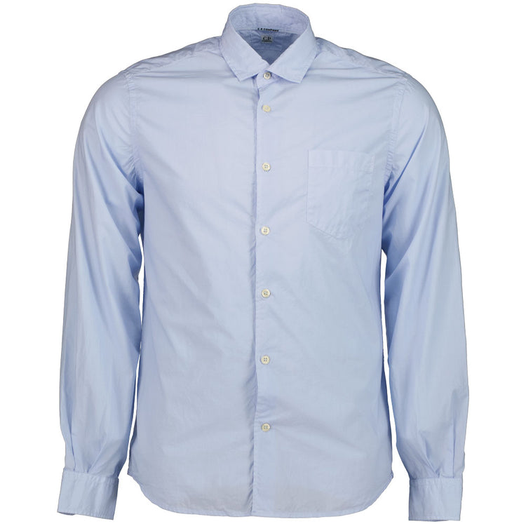 C.P. Company Long Sleeve Popeline Shirt - Casual Basement