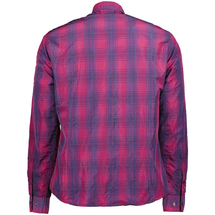 C.P. Nylon Check Lens Overshirt - Casual Basement