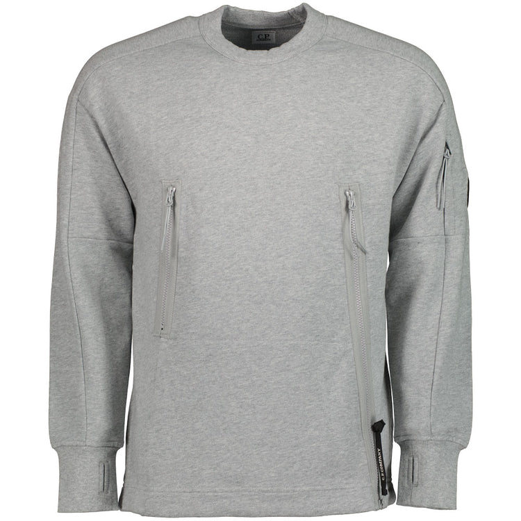 C.P. Zipped Crewneck Lens Sweatshirt - Casual Basement