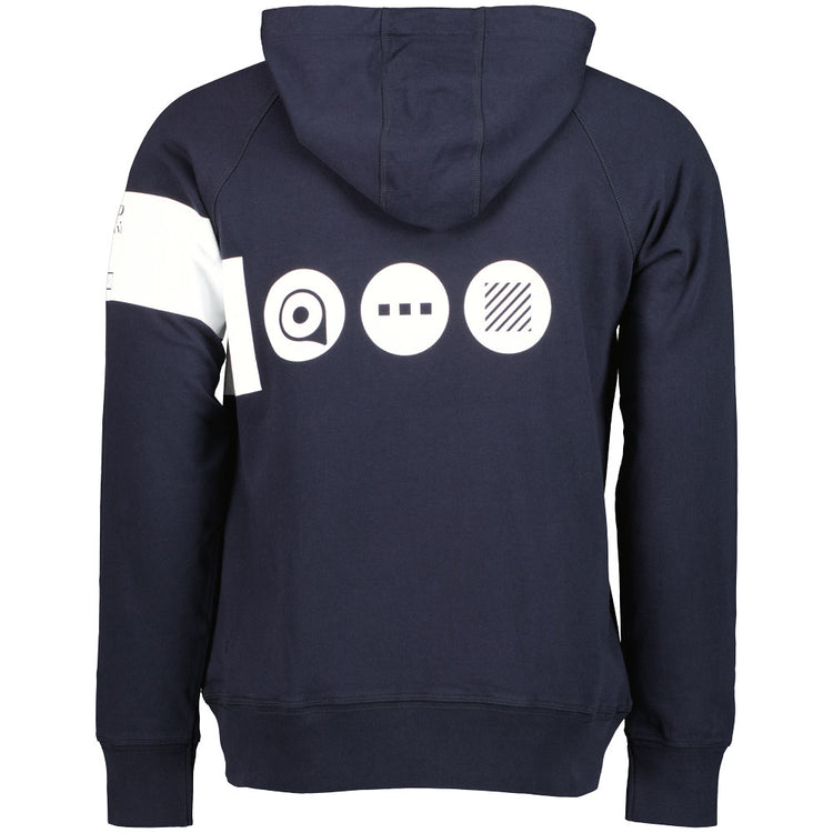 C.P. Hooded Text Print Sweatshirt - Casual Basement